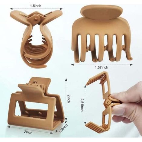 Mini pinces à griffes - Non spécifié - Pack de 8 - Antidérapantes - Robustes - Incassables (1/4)
