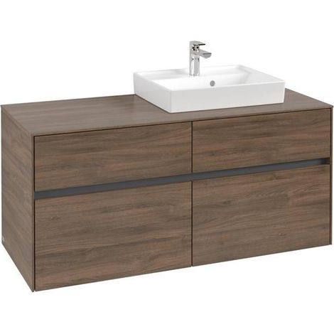 VB WBUS Collaro C072 1200x548x500mm 4 Éléments Lavabo re Arizona Oak