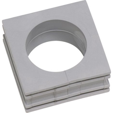 Icotek KT 25 Kabeldurchführung geschlitzt Klemm-Ø (max.) 26 mm Elastomer Grau 1 St.
