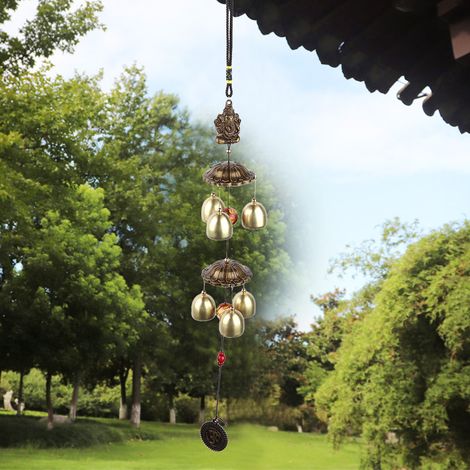 Windspiel Glocke Metall Tierform Heimdekoration Gartendekoration (03) (1/5)