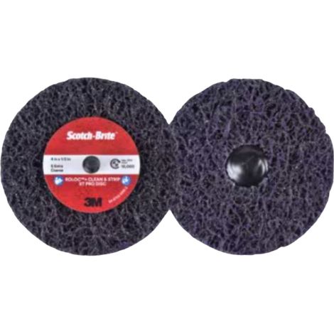 Disque de nettoyage et de decapage Scotch-Brite Roloc XT Pro XO-ZR 125mm x 13mm x 6mm S XGROS
