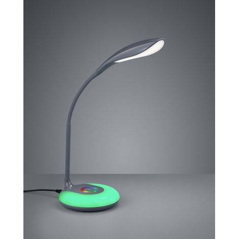 Lampe De Bureau Led RGB Capteur Tactile Krait Anthracite Trio Lighting