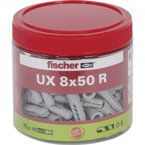 Fischer Universaldübel UX 8.0 x 50 mm - 75 Stück Dübel