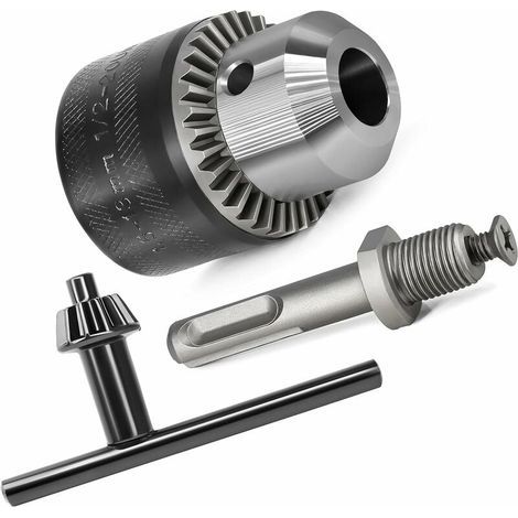 Adattatore per mandrino SDS-Plus da 1,5-13 mm 1/2-20 UNF con chiave (1/5)