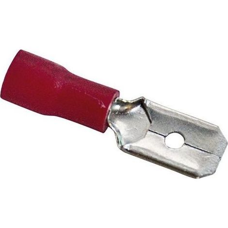 Capocorda 4,8x0,8 Maschio Preisolato Rosso