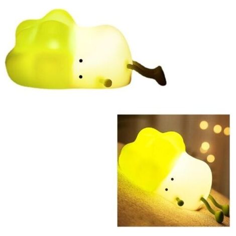 Veilleuse tactile à intensité variable, lampe de chevet LED pour chambre d'enfants, Protection des yeux, lampe à légumes