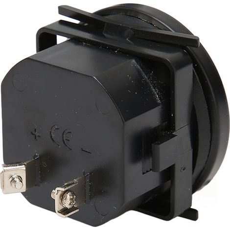 Compteur horaire marin, diamètre de 2,4 pouces, compteur horaire mécanique de haute précision avec une capacité maximale de 99 999,99 heures, adapté à une utilisation marine et automobile, 10-60 V CA 