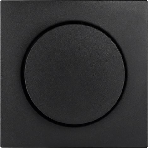 ION Industries Plaque centrale Noir Hxl5.5xL5.5cm