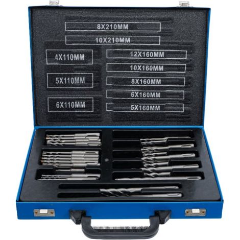 BGS  Martillo  Broca  Set  Vástago  SDS  Punta  de  Carburo  4  -  12  mm  56  pzs.  -  7894 (1/6)