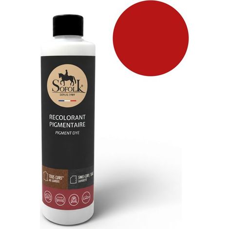 Peinture Cuir/Simili-Cuir (125ml, RAL 3028) - SOFOLK - Entretien pour Siège et Volant de Voiture, Canapé, Chaussure (1/5)