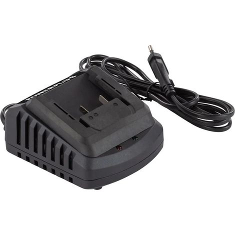 cargador batería powerplus 18V protección sobrecalentamiento LED