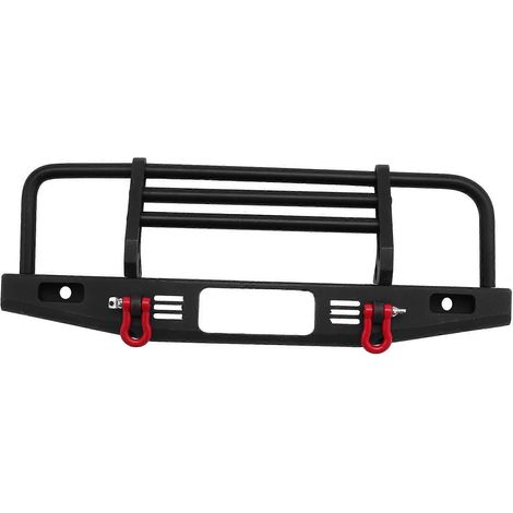 Verstellbarer Metall-Frontstoßfänger mit 2 LED-Leuchten für 1/10 RC Crawler TRX4 Axial SCX10 SCX10 II 90046 (1/5)