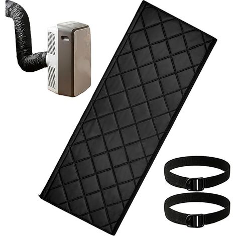 Funda aislante para manguera de aire acondicionado portátil – 150 cm de largo, protege contra el calor y el polvo, apta para mangueras de 12,7 a 15 cm, para salón, garaje y sótano. (1/5)