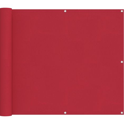 Balkonsichtschutz Rot 100 x 1000 cm Oxford-Stoff vidaXL