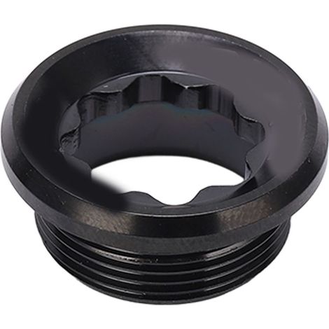 RISK Bouchon de vis de manivelle vélo 20mm en alliage d'aluminium M20 Boulon de fixation de manivelle pour vélo route et VTT Noir (1/5)