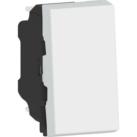 Legrand – Poussoir Mosaic Easy-Led 6A 1 module blanc – Connexion rapide sans outil – Pour boîte à encastrer 40mm – Installation modulaire (1/10)