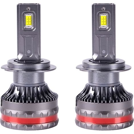Ampoule LED H1 H3 Redsea R17 150W 33000 Lumens 12V, CSP5080 Blanc 6000K-6500K, Installation Sans Modification, Culot d’Origine, 50000h (1/5)
