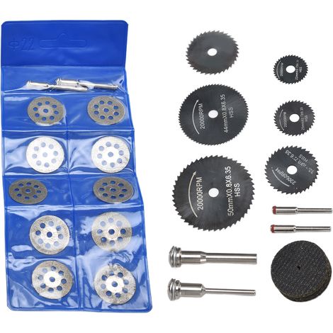 Jeu de 32 disques de coupe HSS pour scie circulaire, disques de coupe en résine, disques diamantés (1/5)