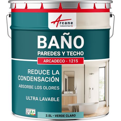 Pintura impermeable baño: para paredes y techos de baño - ARCADECO - 1215