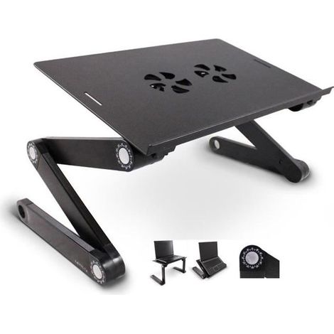 Support refroidisseur pc portable avec pied réglable