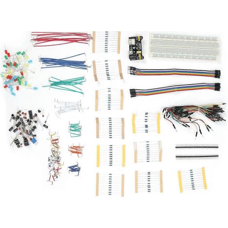 Elektronik-Bausatz zum Selberbauen: Jump-Line-Steckbrett, Keramikkondensator-Widerstandsmodul-Set