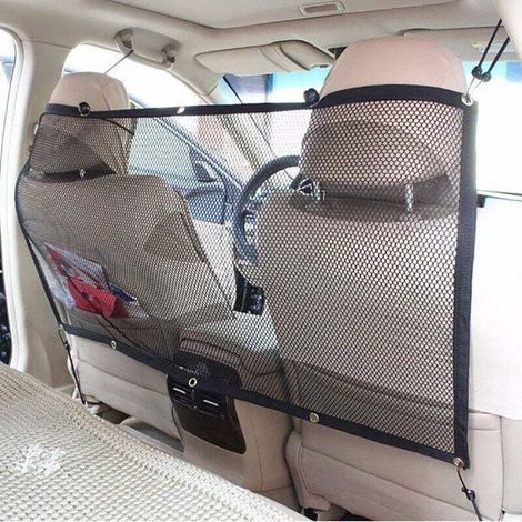 Filet de Protection pour Voiture Filet Animaux Voiture Séparation Auto pour Chien Chat 115 x 62 cm (1/5)