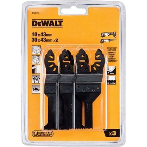 3 lames pour Multicutter DEWALT - multimatériaux - DT20713 (1/5)