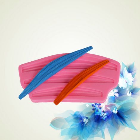 Silikon-Kuchenform zum Selbermachen in 3 Größen, 3D-Band für Fondant, Cupcakes und Desserts, wiederverwendbare Gebäckform, flexible Bandform für süße Dekorationen. (1/5)