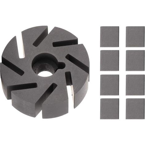 1 turbine de pompe à vide, roue à aubes en graphite, pour mercedes-benz classe sl r230 2001-2006, compatible b1436/b1442 (1/5)