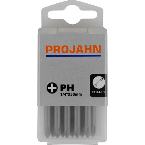 Projahn 1/4 Bit L50 mm Phillips Nr. 3 10er Pack (1/3)