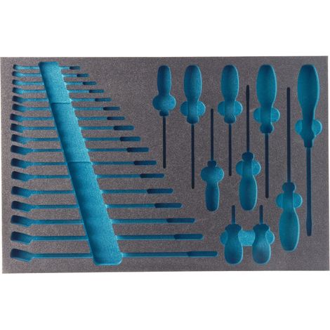 Garniture en mousse souple bimatière 163-58L HAZET (1/2)
