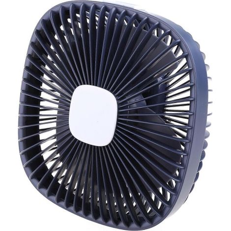 Ventilateur de camping, ventilateur de bureau avec lampe LED, ventilateur mural, mini ventilateur portable, batterie 4000 mAh (1/5)