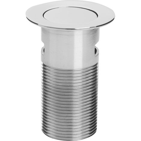 Bristan Round Push Basin Waste Clicker Chrome - Slotted (1/2)
