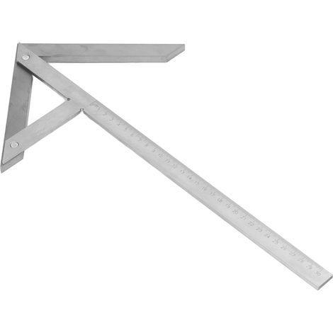 Zentrierwinkelmesser, Winkelmesser aus Kohlenstoffstahl, 45°/90°-Winkelmesser, 300 x 180 mm (1/5)