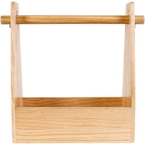 Boîte à épices en bois, support pour pots à épices, organisateur de rangement pour épices d'extérieur avec poignée, pour barbecue (1/4)