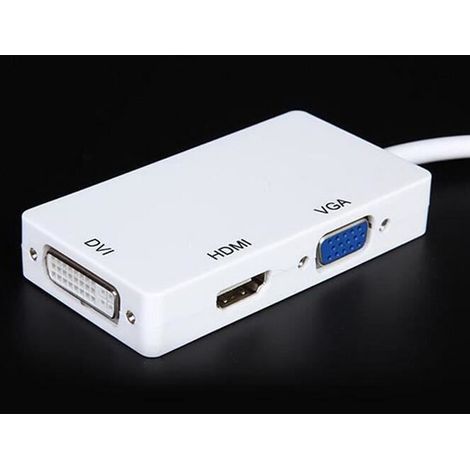 Adaptateur Mini-DisplayPort vers HDMI, DVI & VGA (1/3)