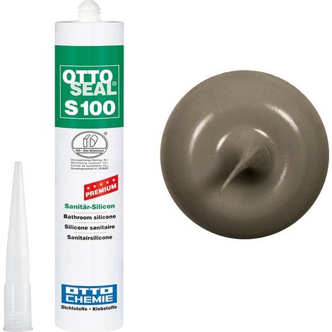 OTTOSEAL S100 Sanitär-Silicon 300 ml Betongrau C56