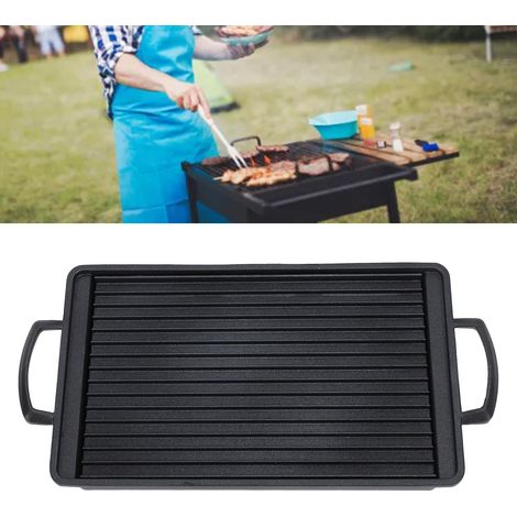 Mini-Grill, Aluminiumlegierung, 23,5 x 14,5 cm, schnelles und gleichmäßiges Garen, multifunktional, für Familien (1/5)