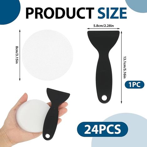 Autocollants Antidérapants Douche Baignoire Tapis Antidérapant Baignoire Tapis Antidérapant Douche Grattoir Silicone Salle De Bain Douche Tapis de Bain (1/2)