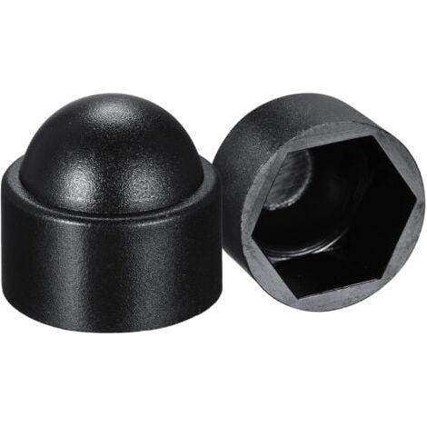 100 pièces - Cache vis écrou de protection M8 clef de 13 mm - plastique NOIR (1/3)