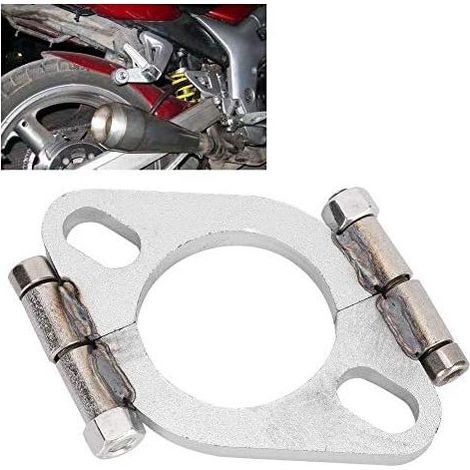 pour split flange repair 2 Bride d'échappement, accessoire de remplacement de la bride d'échappement de réparation de réparation ovale plat ovale de 2 pouces (acier à faible teneur en carbone)