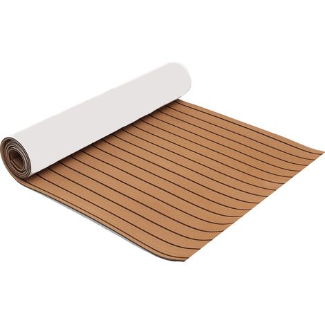 Rouleau Tapis adhésif pour Yacht EVA Mousse Decking Bateau marron 300 x 90 x 0.6 cm Fantablau (1/5)
