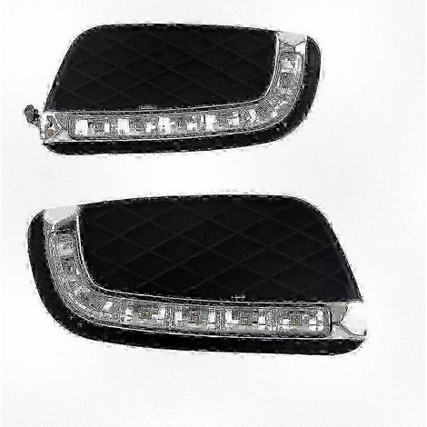 Feux de jour et antibrouillards à diodes électroluminescentes pour Mercedes Smart Fortwo FX (modèles 2008-2020) - Kit DRL compatible avec (1/5)
