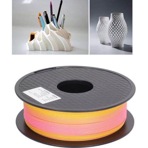 1,75 mm PLA-Zweifarben-3D-Druckfilament, seidenmatt, einschichtig (1/5)