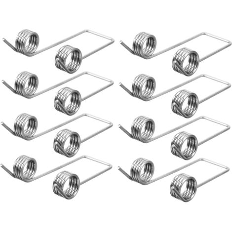 Ressort De Torsion Pour Poubelle 1.0x8x130° Acier Inoxydable Solide Mouvement Fluide Lot De 8 Pièces Entretien Couvercle De Seau à Ordures Bricolage Rénovation (1/5)