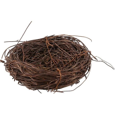 Handgefertigtes Vogelnest aus Weinreben – Naturdeko für Zuhause, Foto-Gartendekoration