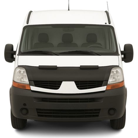 Protège Capot compatible avec Renault Master 2003 à 2010, Bra de Capot Protection, Noir
