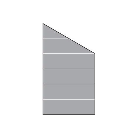 VETRO Glasscheibe ECKE rechts B 1030 x H 1800/1200 mm