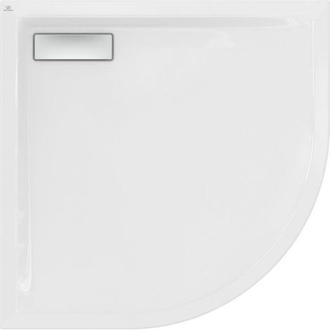 Receveur de douche quart de cercle ULTRA FLAT NEW 900 x 900 x 25 mm blanc IDEAL STANDARD