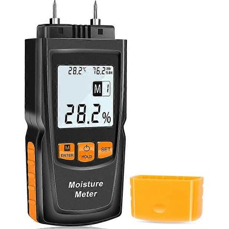 Humidimètre numérique pour bois GM610, précis et facile à utiliser (1/5)